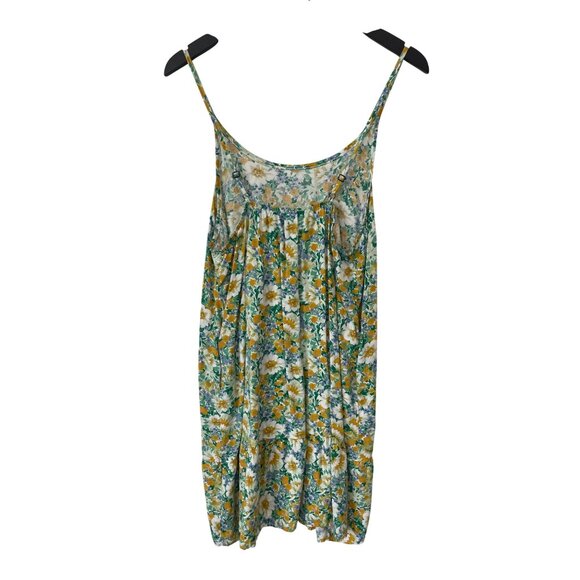 Qearal Sleeveless Floral Printed Sundress Size XL Scoop Neck Beach Boho Cottage - Picture 3 of 9